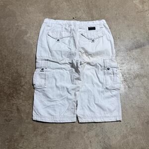 White Cargo Shorts